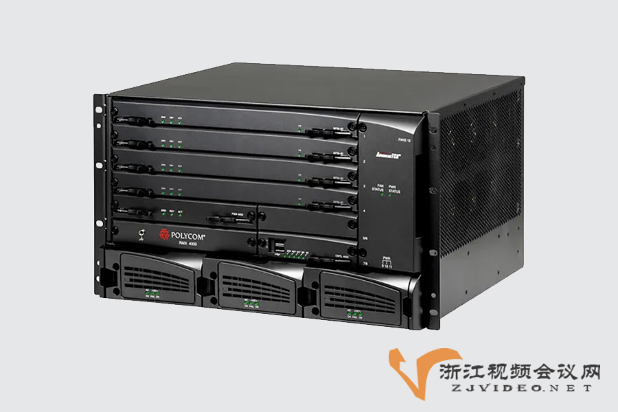 宝利通 Polycom RMX4000 多点控制器侧面图