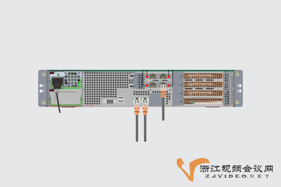 宝利通 Polycom RMX1800 多点控制器 接口图