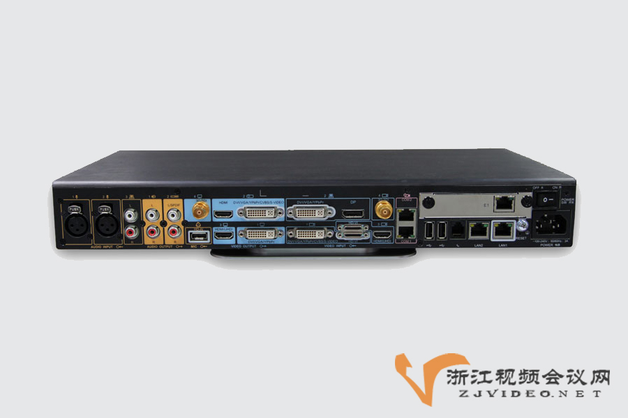 华为 huawei TE60分体式高清视频会议终端接口图