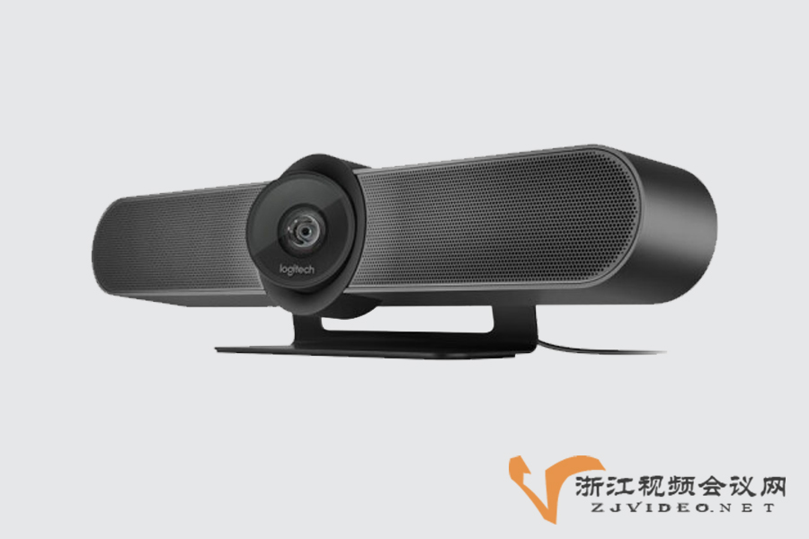 罗技 Logitech CC4000E 商务高清视频会议专用摄像头摄像机侧面图