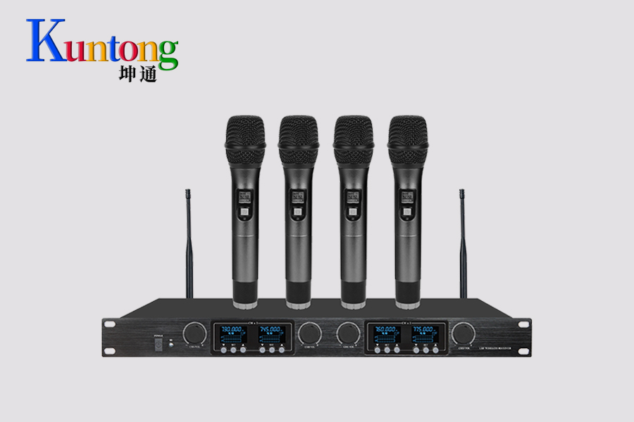 kuntong坤通 KTM-HWM-U804 U段一拖四无线手持话筒